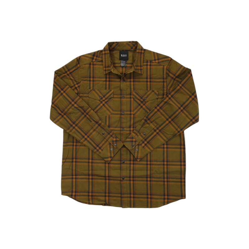 5.11 Mens Gunner Plaid LS Shirt