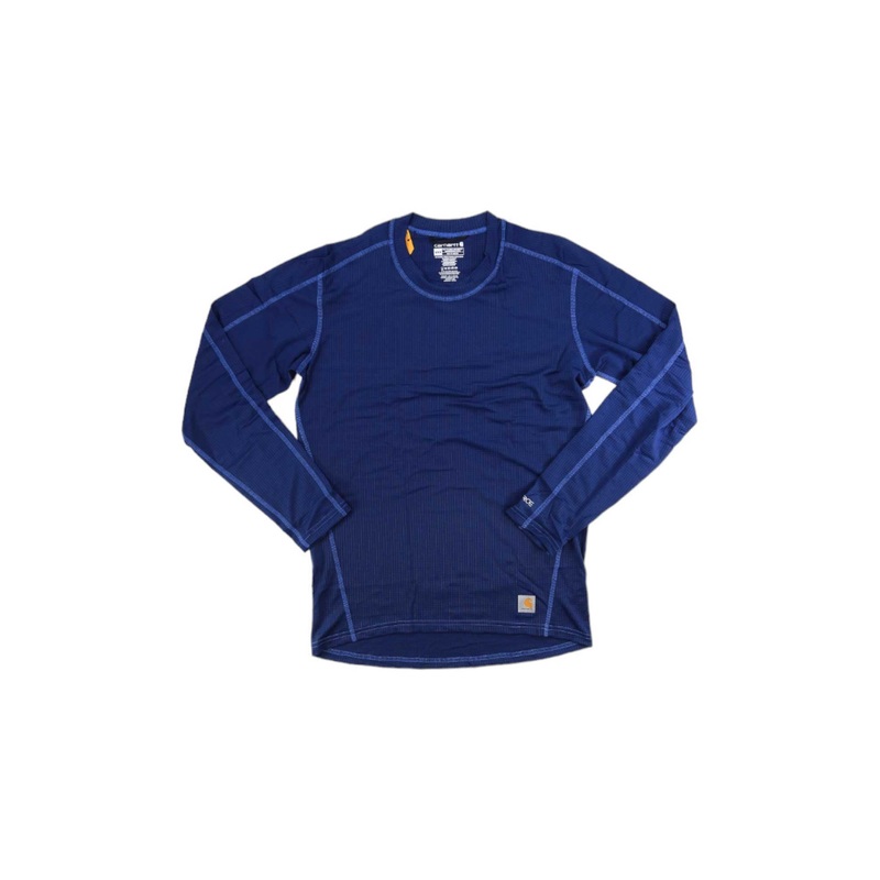 Carhartt Mens Force Lightweight Stretch Grid Base Layer Crewneck Top