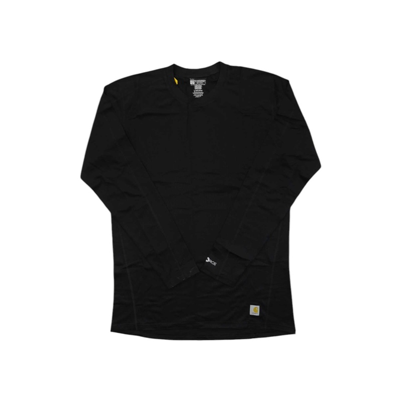 Carhartt Mens Force Lightweight Stretch Grid Base Layer Crewneck Top - Tall