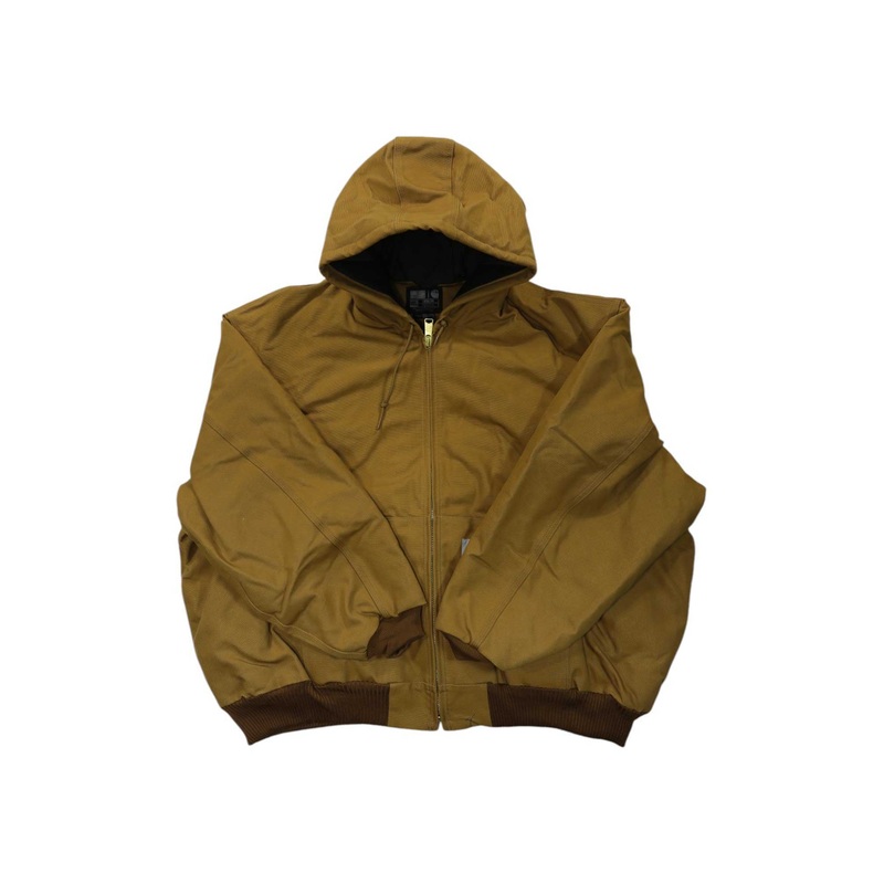 Carhartt Mens Quilted Flannel Lined Duck Active Jacket