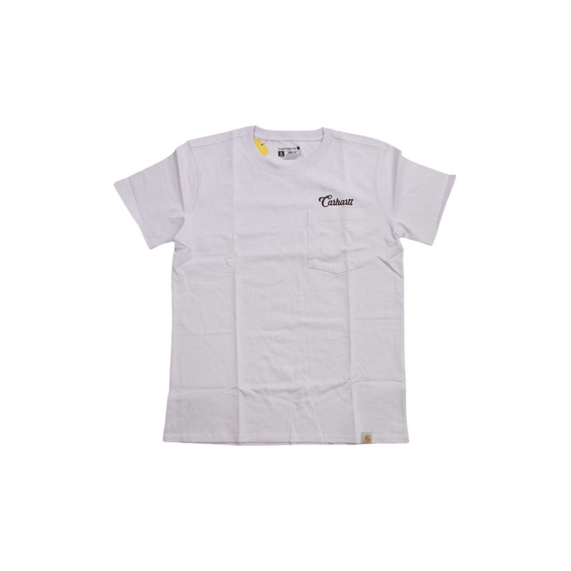 Carhartt Women's Loose Fit Heavyweight SS Pocket Script Graphic T-Shirt