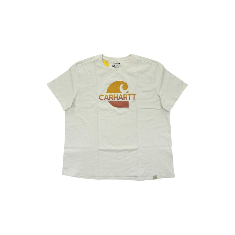 Carhartt Womens Loose Fit Heavyweight Faded C Graphic SS T-Shirt