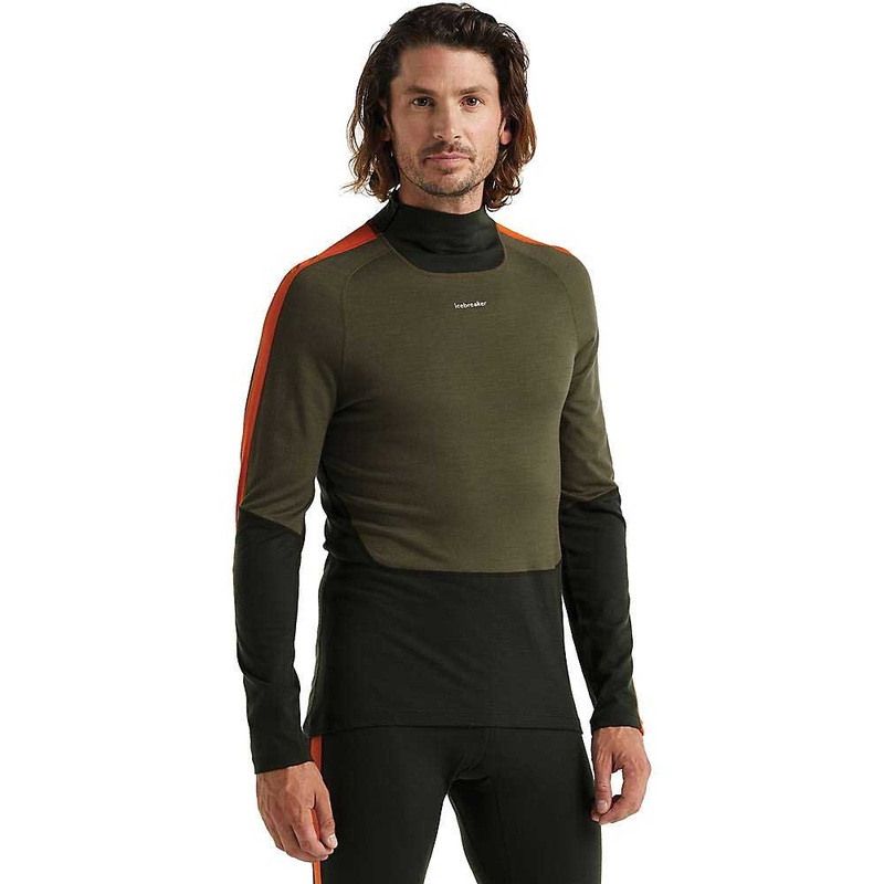 Icebreaker Mens 200 Sonebula LS High Neck Top