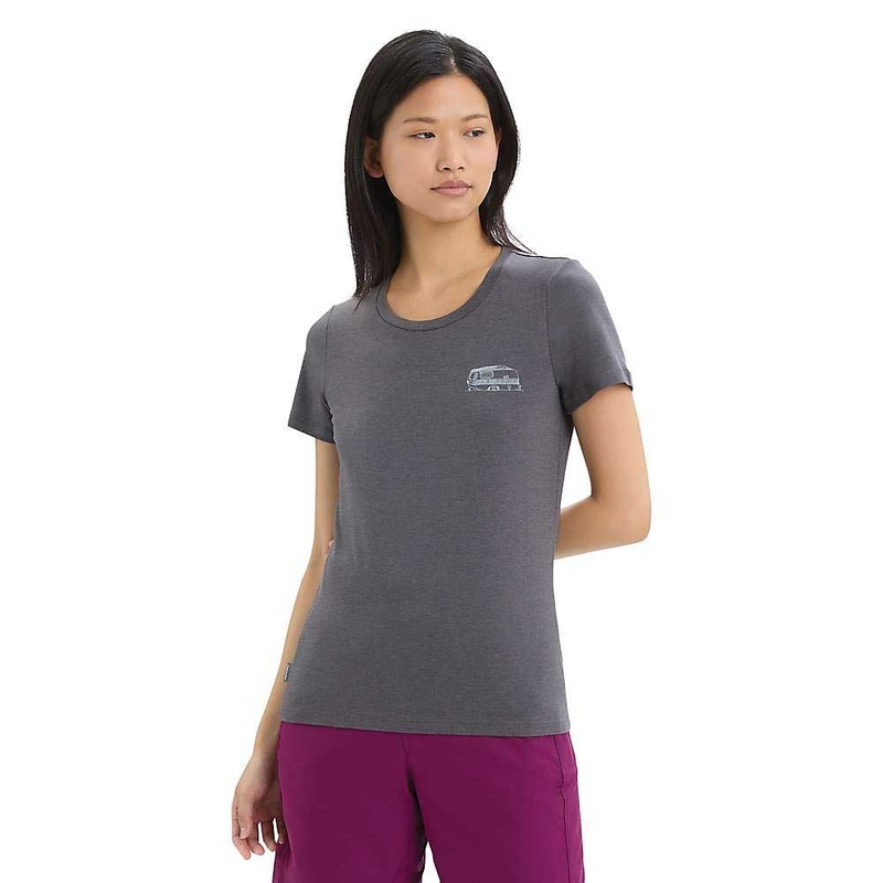 Icebreaker Womens Central Classic SS Tee - Caravan Life