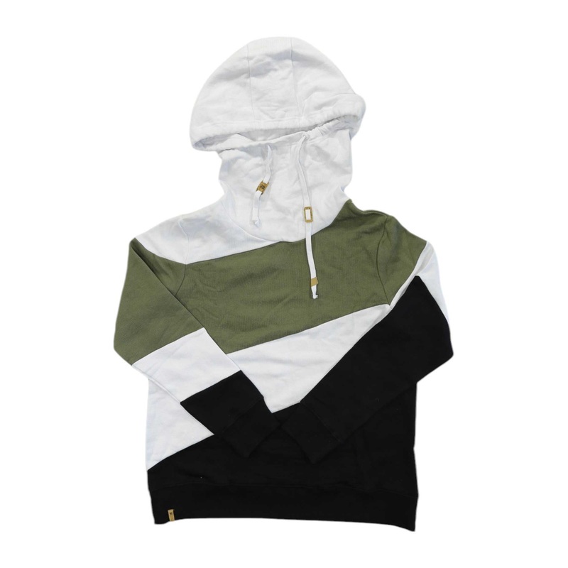 Tentree Womens TreeFleece Angle Blocked Hoodie