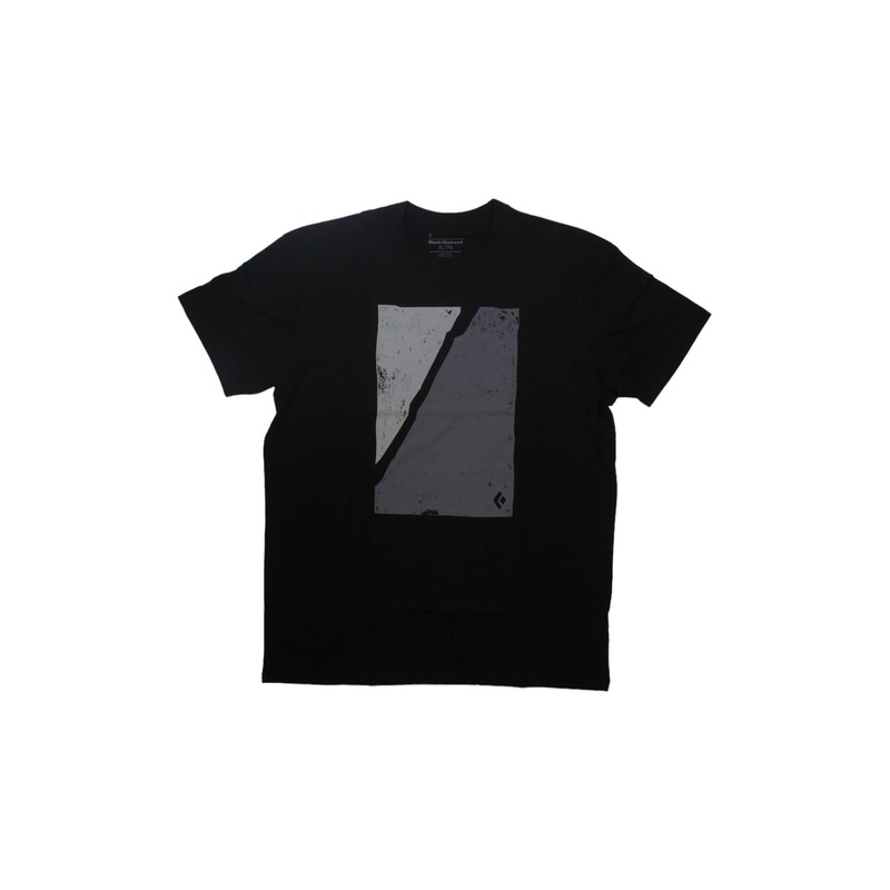 Black Diamond Mens Block Print Mountain Tee