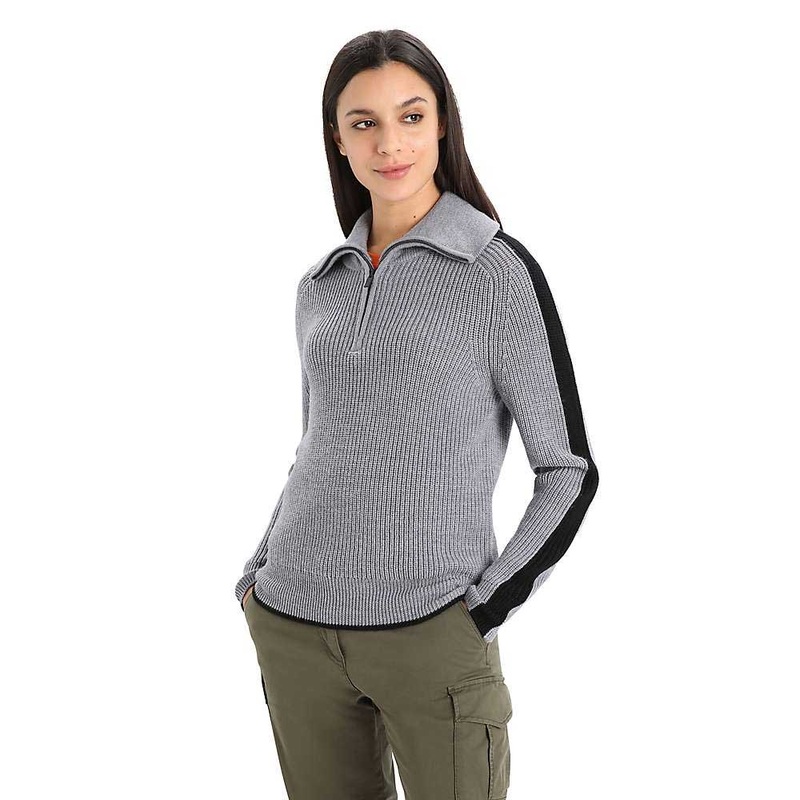 Icebreaker Womens Lodge LS Half Zip Sweater