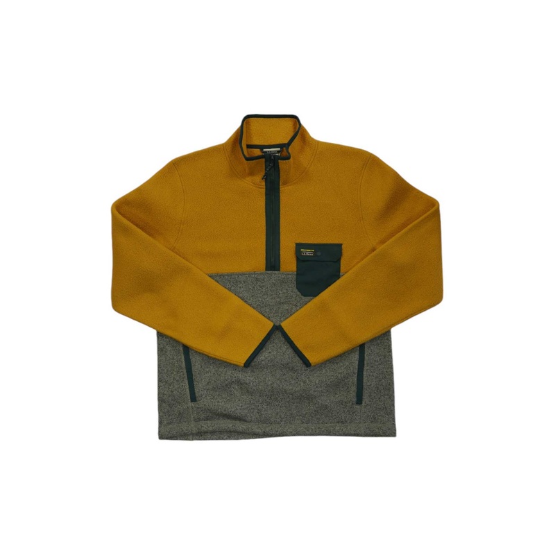 L.L.Bean Mens Hybrid Fleece Sherpa Pullover