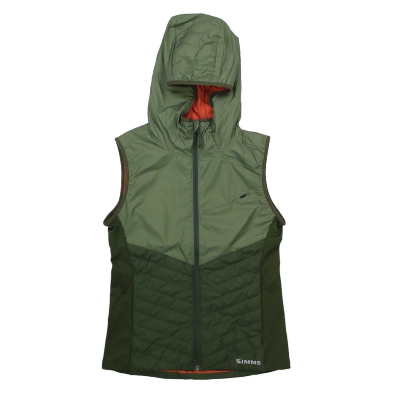 Simms Womens Fall Run Hybrid Hooded Vest