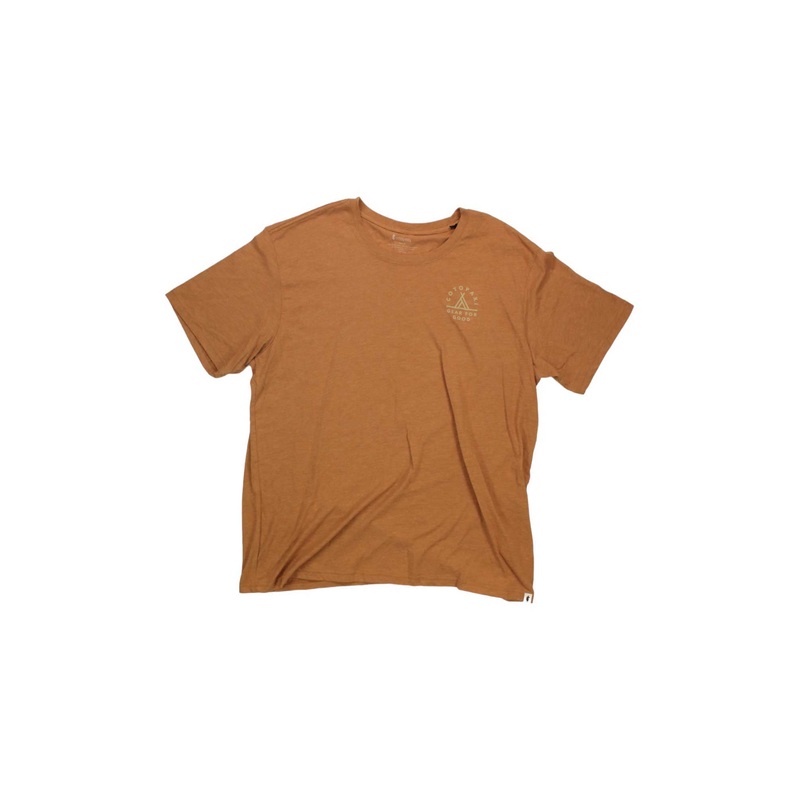 Cotopaxi Mens Llama Map Organic T-Shirt