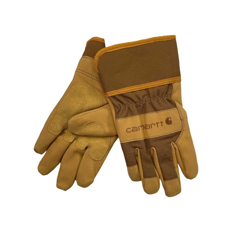 Carhartt Mens Insulated Suede Work Knit Cuff Glove