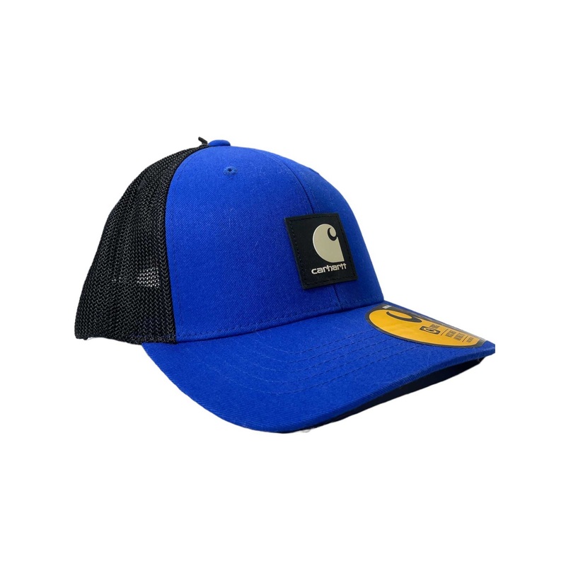 Carhartt Mens Rugged Flex Twill Mesh-Back Logo Patch Cap