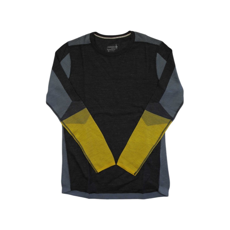Smartwool Mens Intraknit Thermal Merino Colorblock Crew Base Layer Top