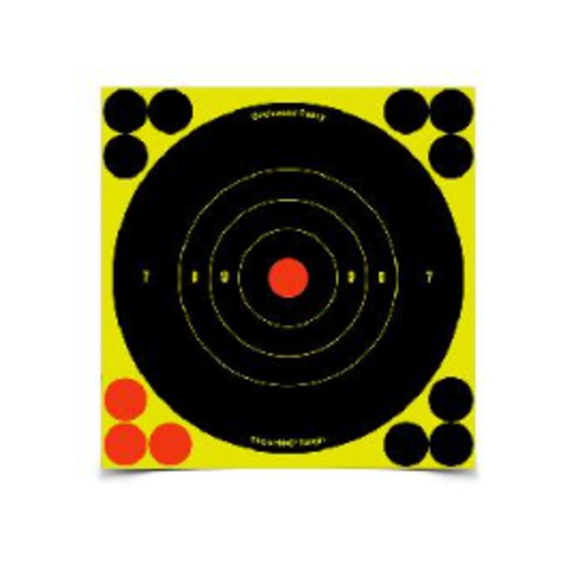 B/CASEY SHOOT-N-C 6" BULL'S-EYE TARGET -144 PASTERS-(12)