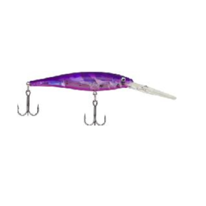 BERKLEY #11 FLICKER MINNOW,FLASHY PUR CANDY