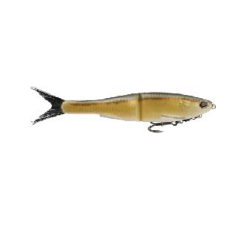 BERKLEY 5" NESSIE GLIDE BAIT,GOLDEN SHINER 2/5oz lure weight