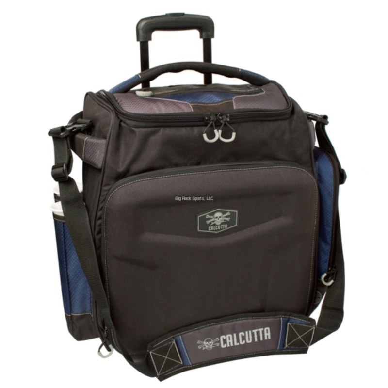 Calcutta CSRTB37 Explorer Rolling Tackle bag w/ 5 3700 trays & Rod holders
