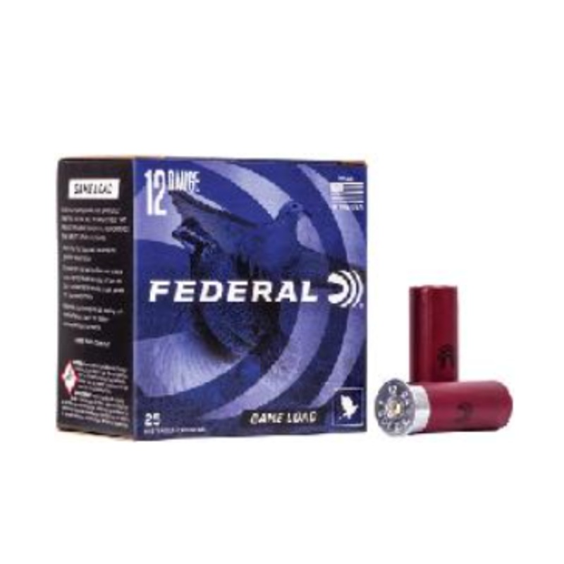FEDERAL GAME LOAD, 12GA 1 OZ #8 (25)