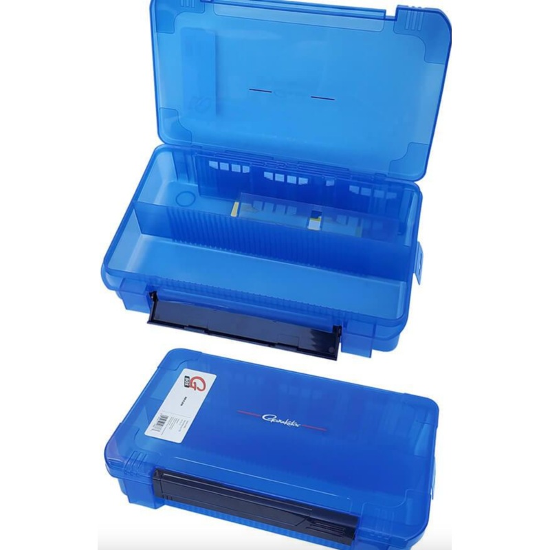 GAMA G-BOX DEEP UTILITY CASE 14"x9"x3.2" (2 rows mirco rib w/adjustable dividers)