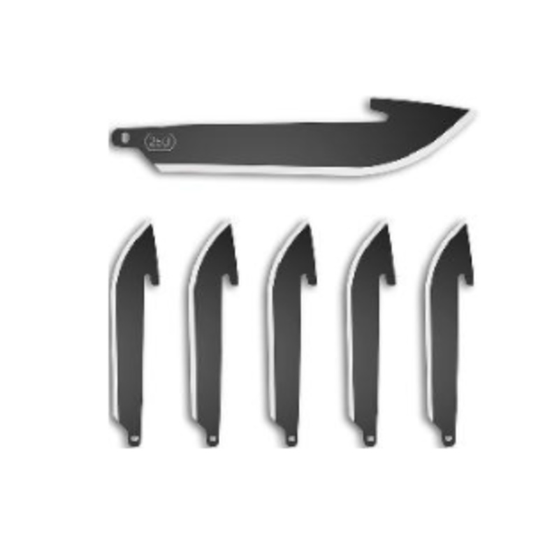 OUTDOOR EDGE 2.5" REPLACEMENT BLADES BLACK (RAZOR-LITE) (6-PACK)