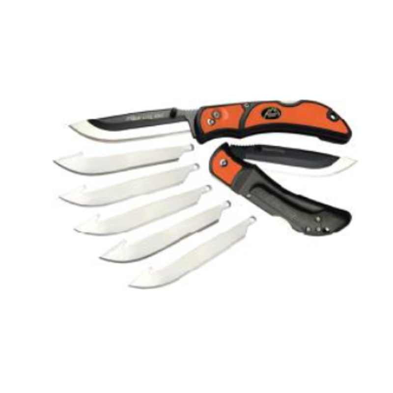 OUTDOOR EDGE RAZOR-LITE EDC, ORANGE 3.0" REPLACEABLE BLADE (INCLUDES 6 BLADES)