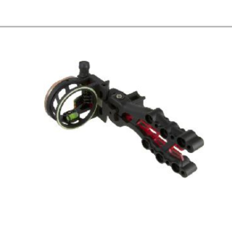 TRUGLO CARBON HYBRID ARCHERY SIGHT 5 LIGHT PINS (5X.019 DIA.) (BLACK)