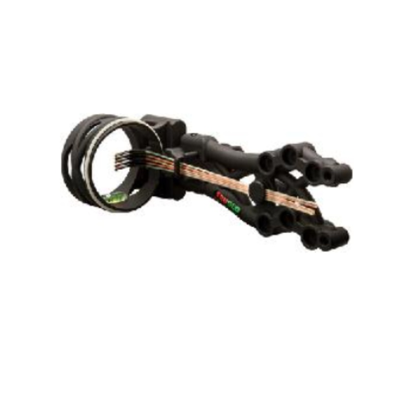 TRUGLO CARBON XTREME ARCHERY SIGHT 5 LIGHT PINS (5X.019 DIA.) (BLACK)