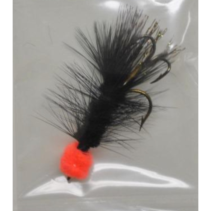Custom Angler KOKANEE FLY, BLK EGG SUCKING LEECH