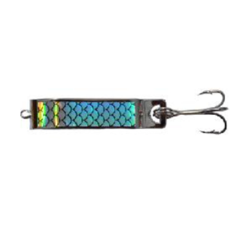 MACK'S CRIPPLURE 1/4oz,NICKEL/FISH SCALE