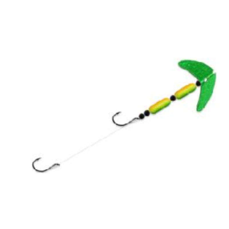MACKS #4 CHA CHA RIG,GRN-SPK/FIRE TIGER