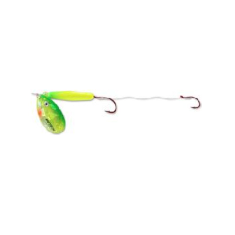 NORTHLAND BAITFISH FLOAT'N SPIN HARNESS #4 SUNFISH TANDEM HOOK 60" SNELL