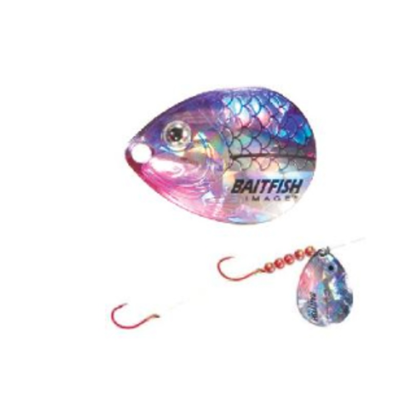 NORTHLAND BAITFISH-IMAGE HARNESS #4 BLADE CISCO PURPLE PURPLE/WHITE
