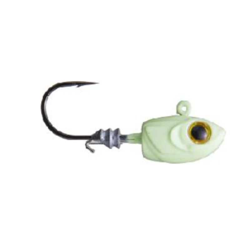 ZMAN MICRO SHAD HEADZ 1/32oz (4) GLOW