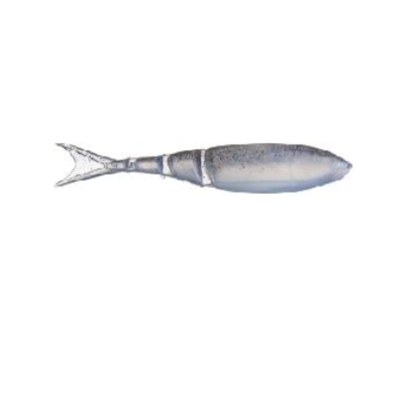 ZMAN RAZOR SHADZ 4.5"(4),SMOKY SHAD