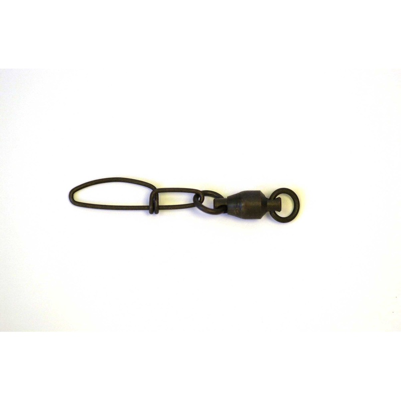 Eagle Claw Swivel-Black Ball Bearing w-Coastlock Snap 3ct Size 2