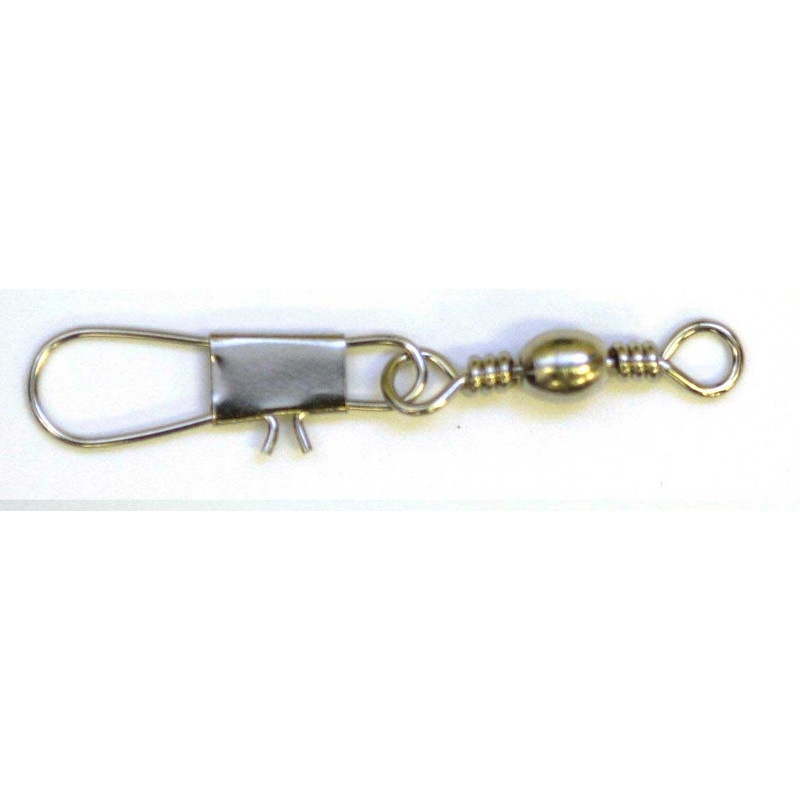Eagle Claw Swivel-Nickle Barrel w-Interlock Snap 12ct-12pk Size 12