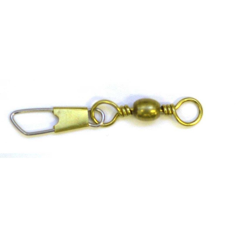 FJ Neil Brass Snap Swivel Size 10 12ct