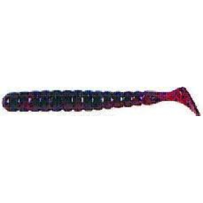 Slider Bass Grub 3" 15ct Plum Glitter