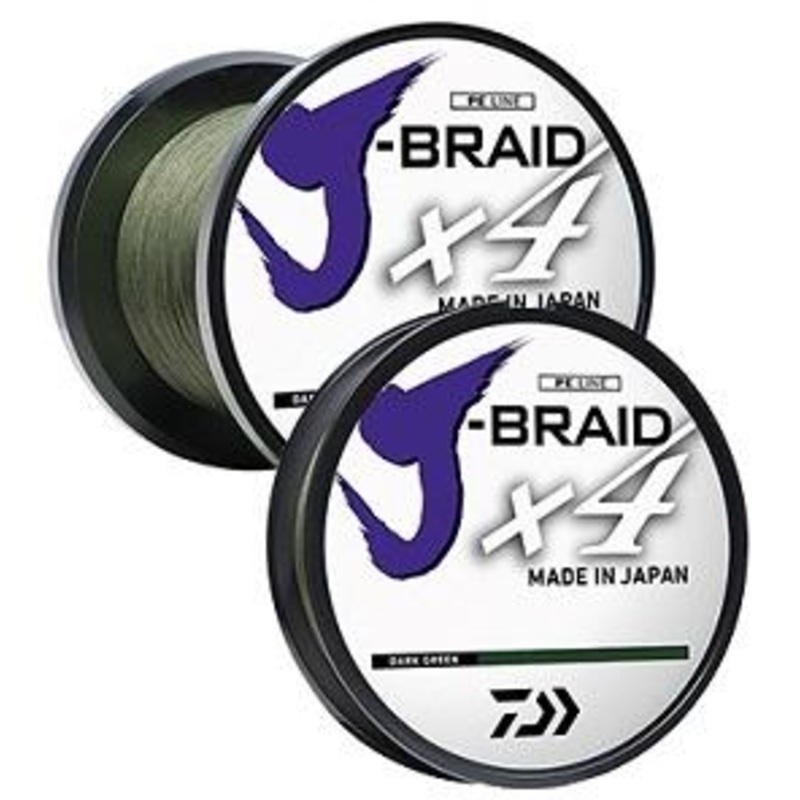 Daiwa J Braid Line x4 150yd 40lb Green
