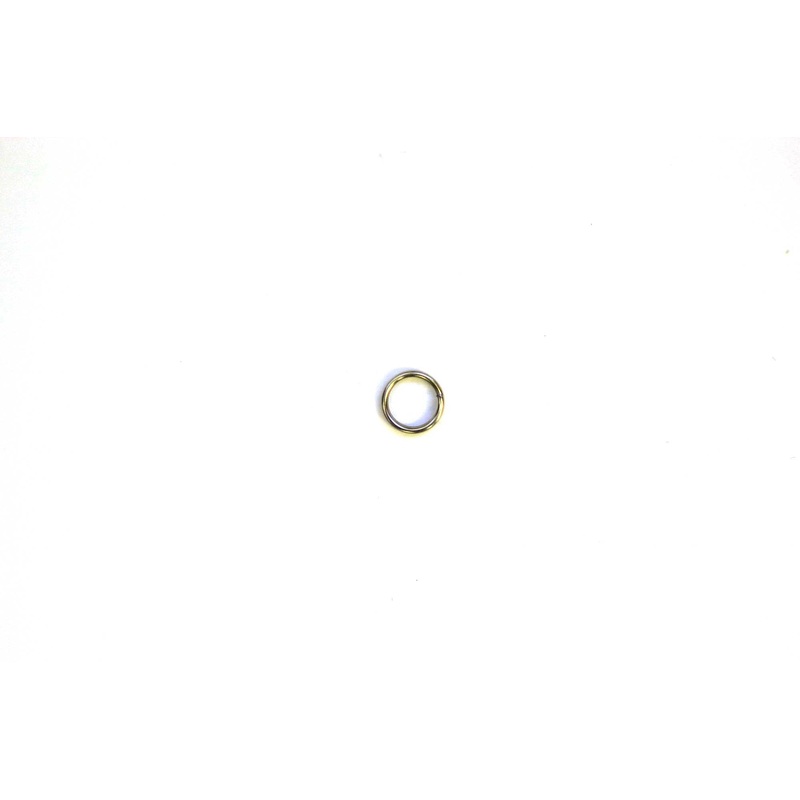 Eagle Claw Split Rings Nickle 10ct Size 2