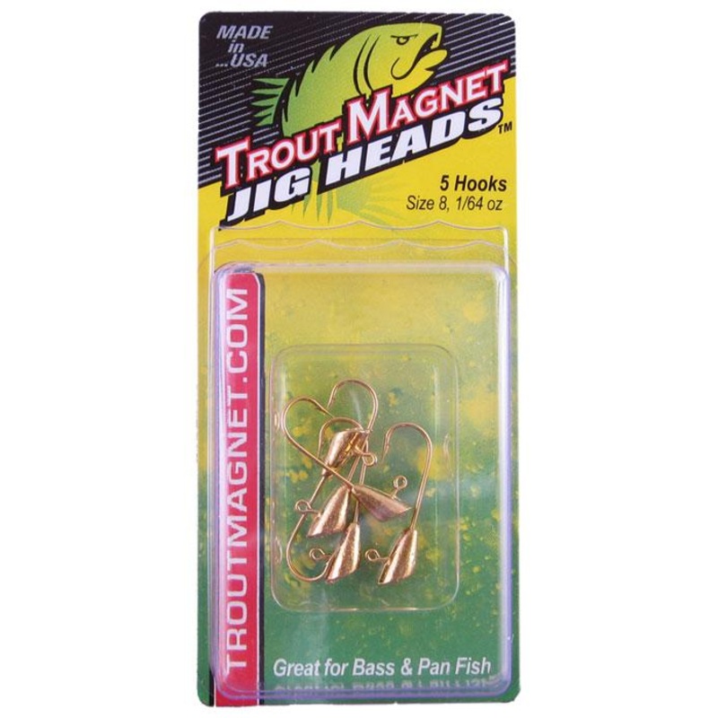 Leland Trout Magnet Heads 1-64 5ct Gold
