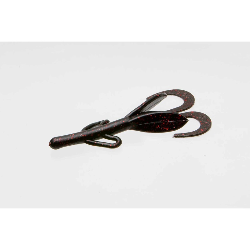 Zoom Baby Brush Hog 5.5" 12-bag Black-Red Glitter