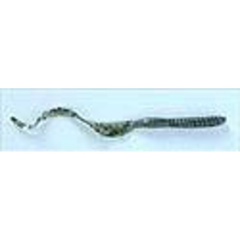 Mister Twister Exude Ribbon Worm 7.5" 8bag Black Emerald
