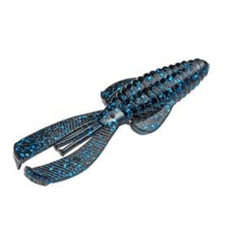 Strike King Baby Rage Bug 3 9pk Black-Blue