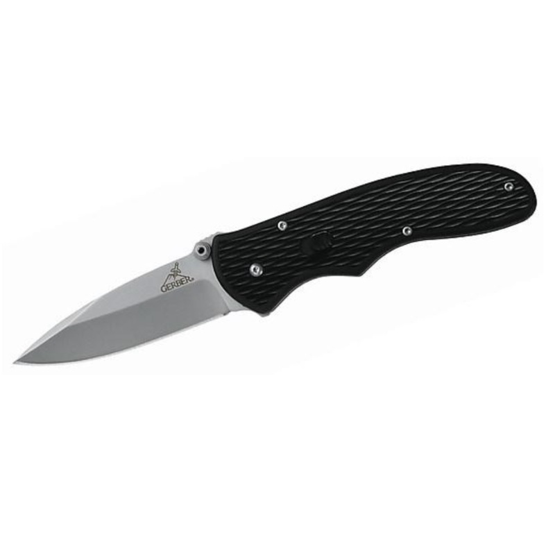 GEBER MINI F.A.S.T DRAW FOLDING KNIFE, FINE EDGE (ASSISTED OPENING) BLACK