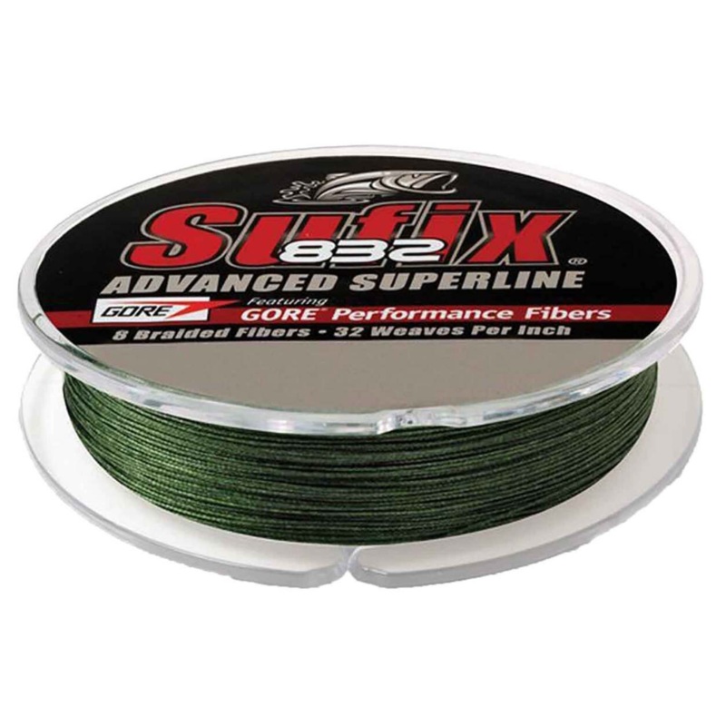 SUFFIX 832 BRAID 20# 150YDS,LOW-VIS GREEN