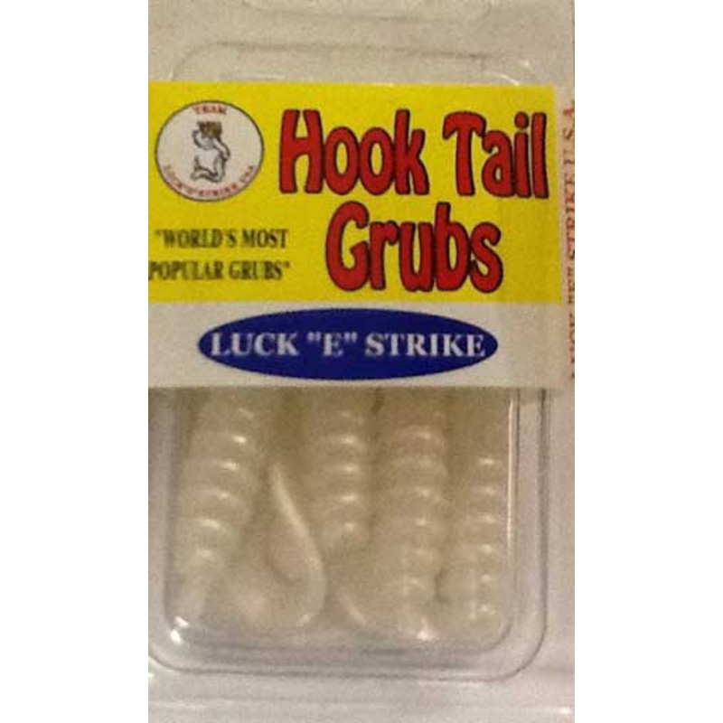 Luckie Strike Curl Tail Grub 3" 10ct Pearl