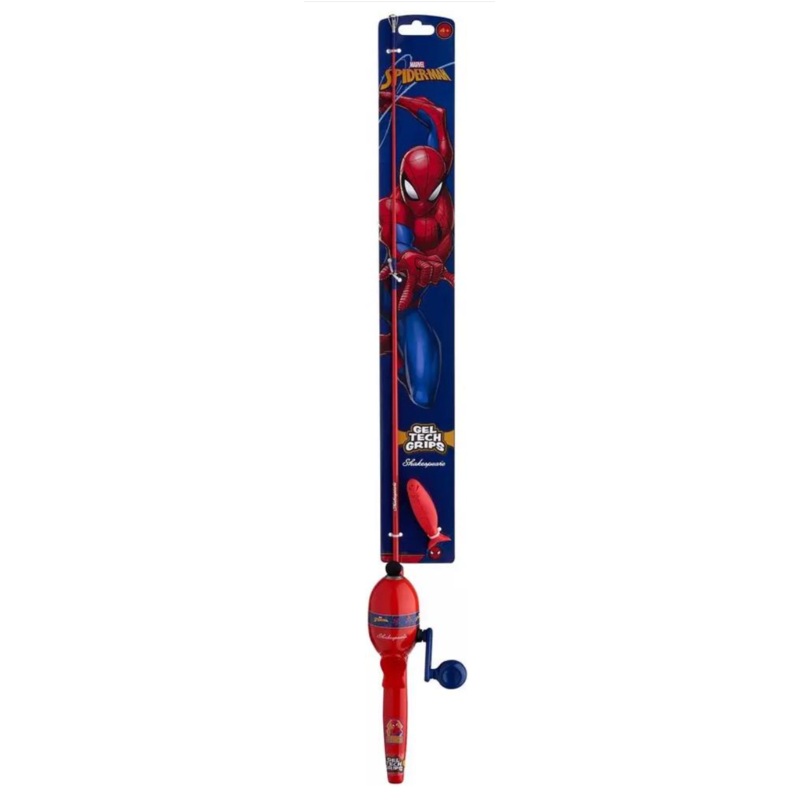 SHAKESPEAR KIDS SPINCAST COMBO, spiderman BEGINNER KIT