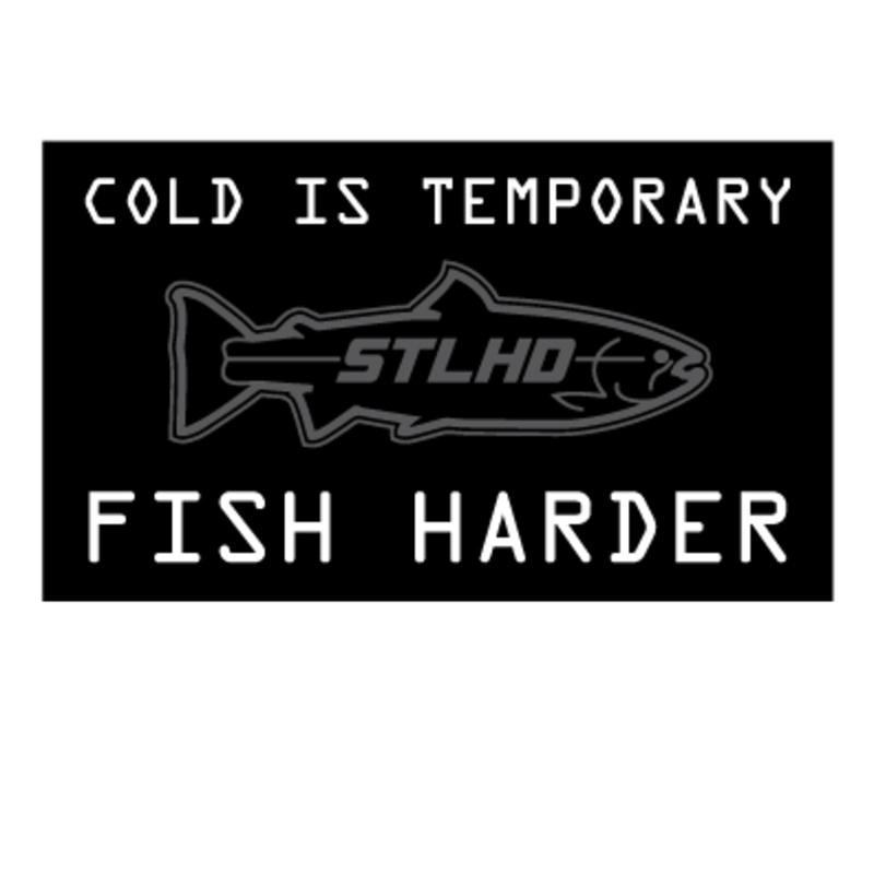STLHD Fish Harder Sticker